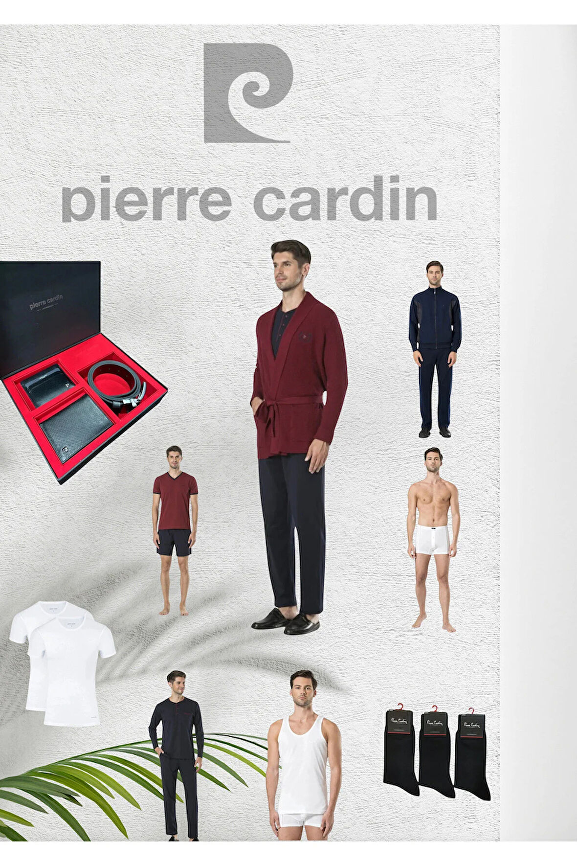 Erkek Ev Giyim & İç Giyim 12 Parça Hediyelik & Çeyizlik Eksiksiz Set LL.PC.001.17.C10