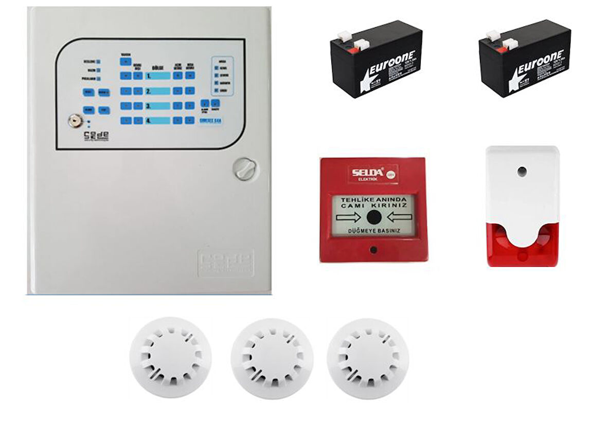 3 LÜ YANGIN ALARM SETİ