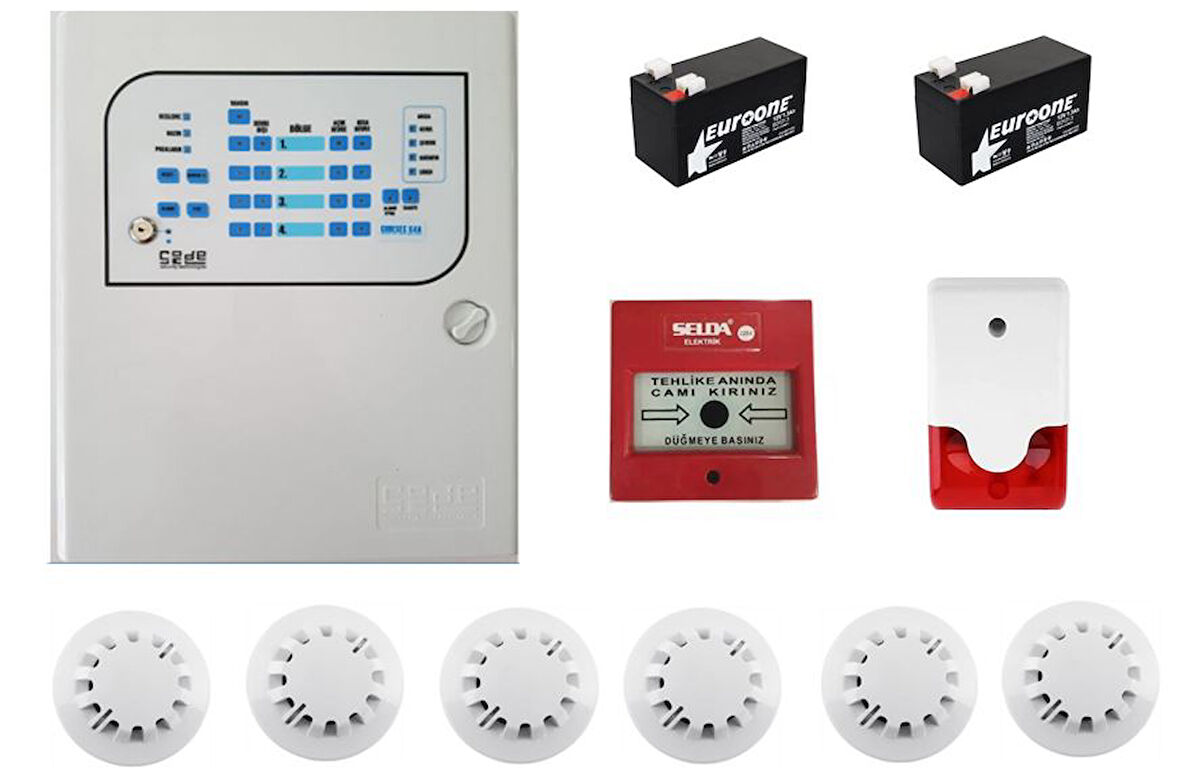 6 LI YANGIN ALARM SETİ