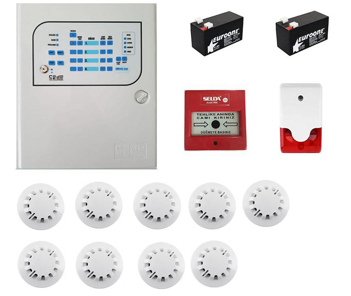 9 LU YANGIN ALARM SETİ