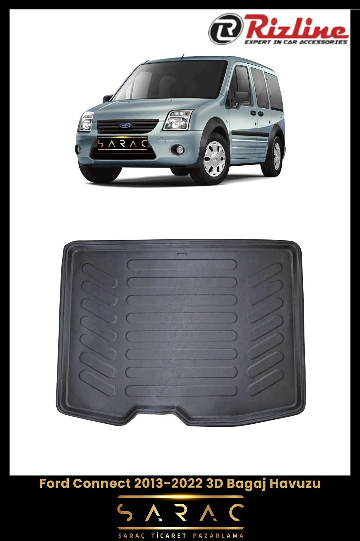Rizline Ford Tourneo Connect 2022 Model 3D Bagaj Havuzu