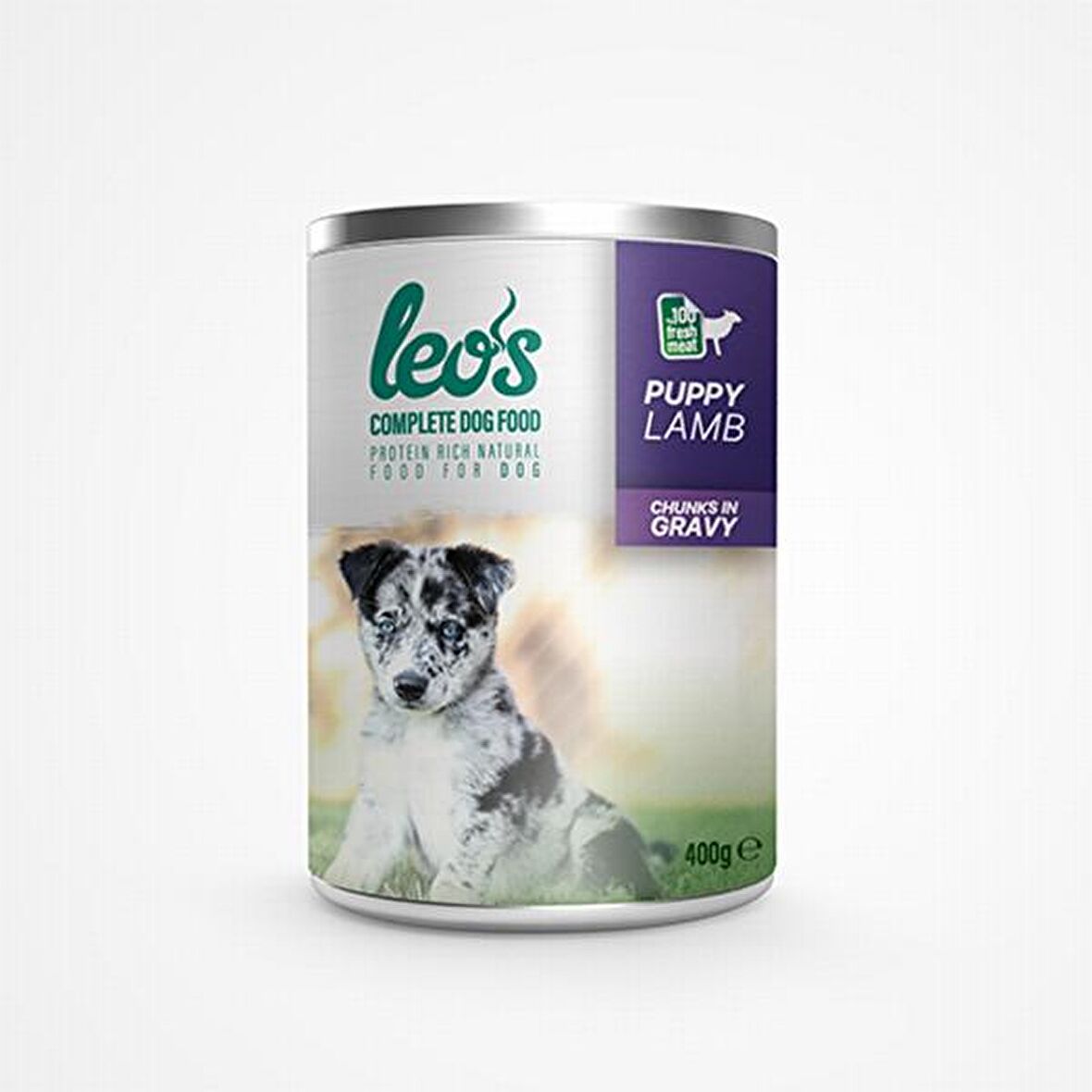 Leos Kuzu Parça Etli Soslu Yavru Köpek Konservesi 12x400 Gr 