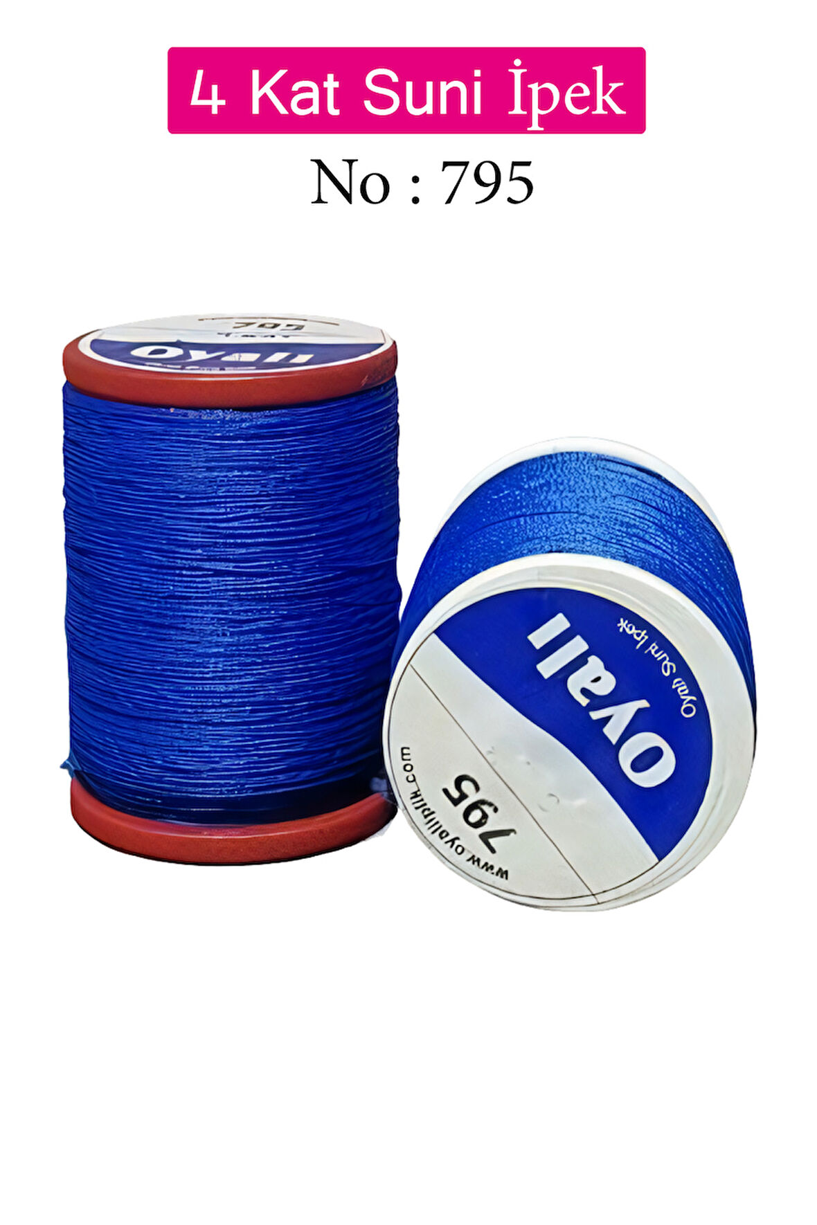 Oyalı 4 Kat Suni İpek İplik İğne Oyası Boncuk İpi Tığ Oyası No:795
