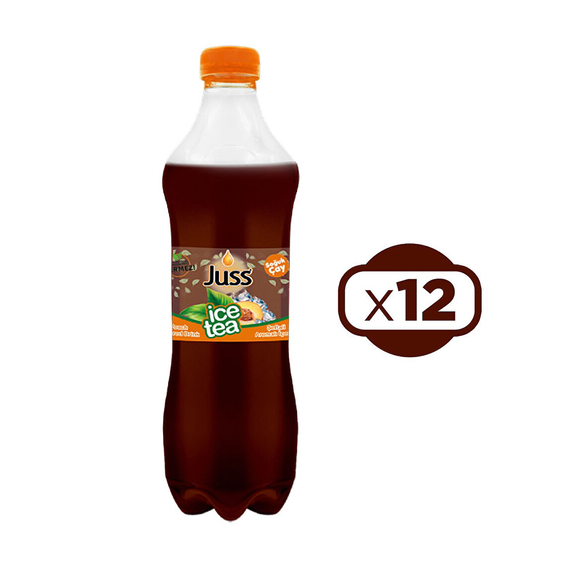 Juss Tea Şeftali Soğuk Çay 1 lt x 12 Adet