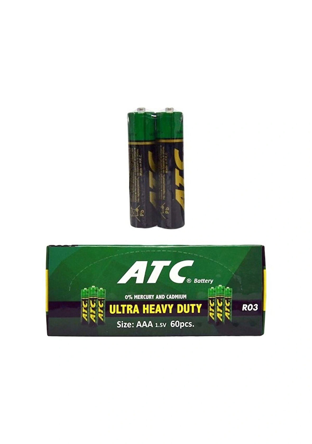 Atc R03 Ultra Heavy Duty AAA İnce Kalem Pil 60'lı