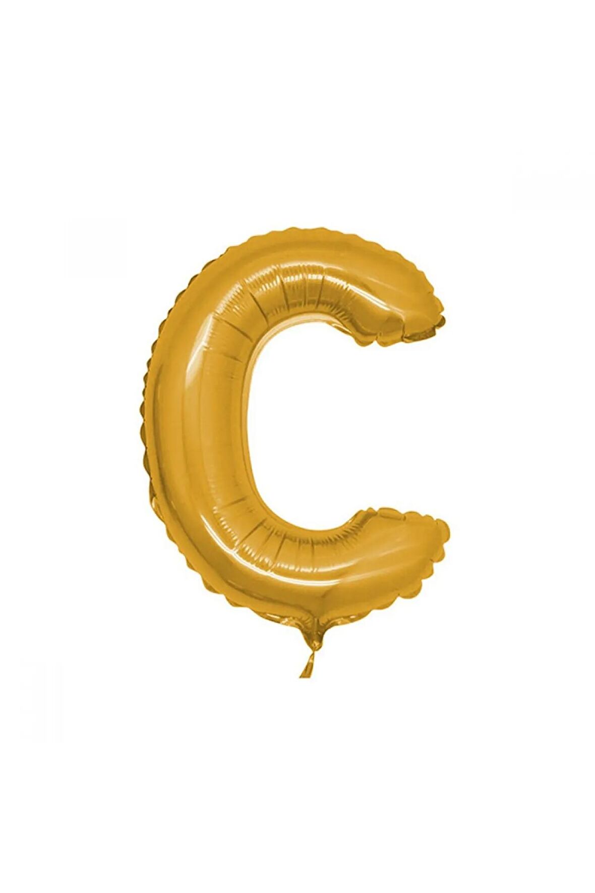 Gold Folyo Balon C Harfi 100 Cm.
