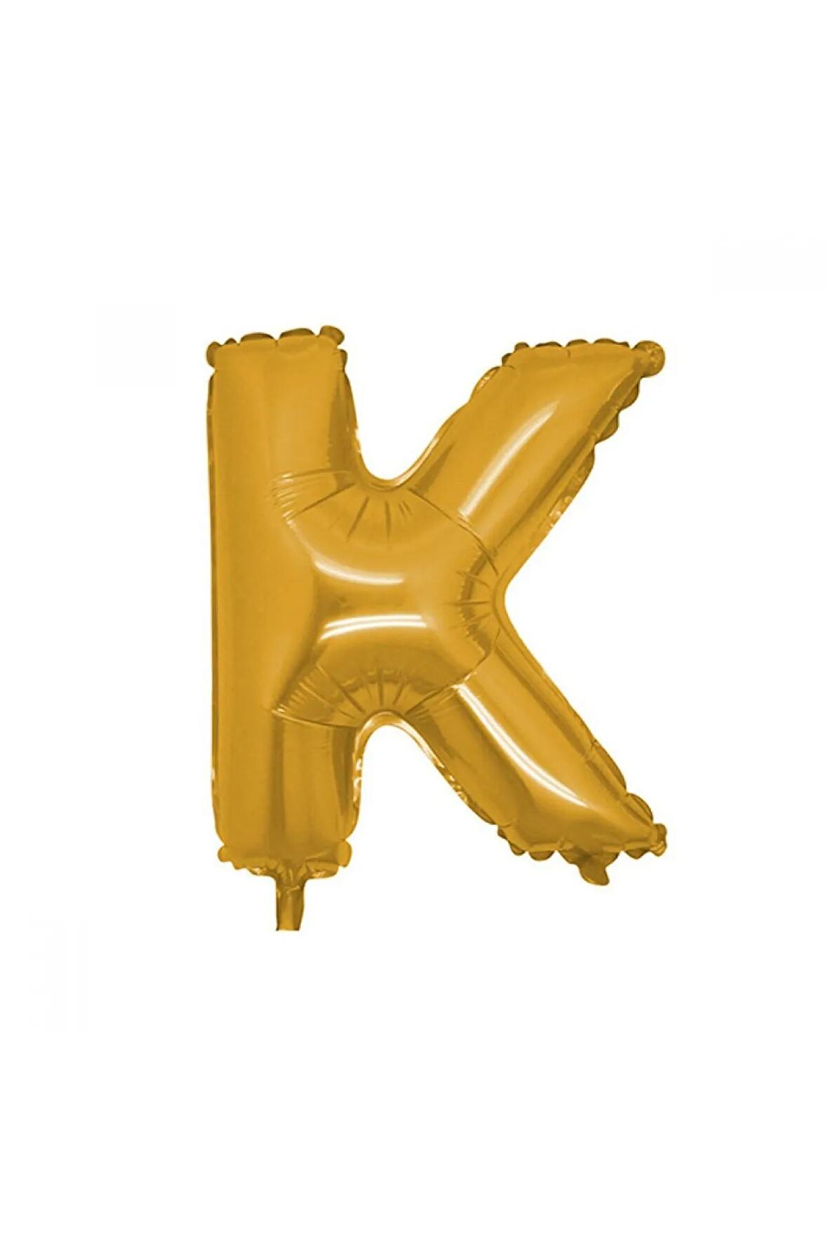 Gold Folyo Balon K Harfi 100 Cm.