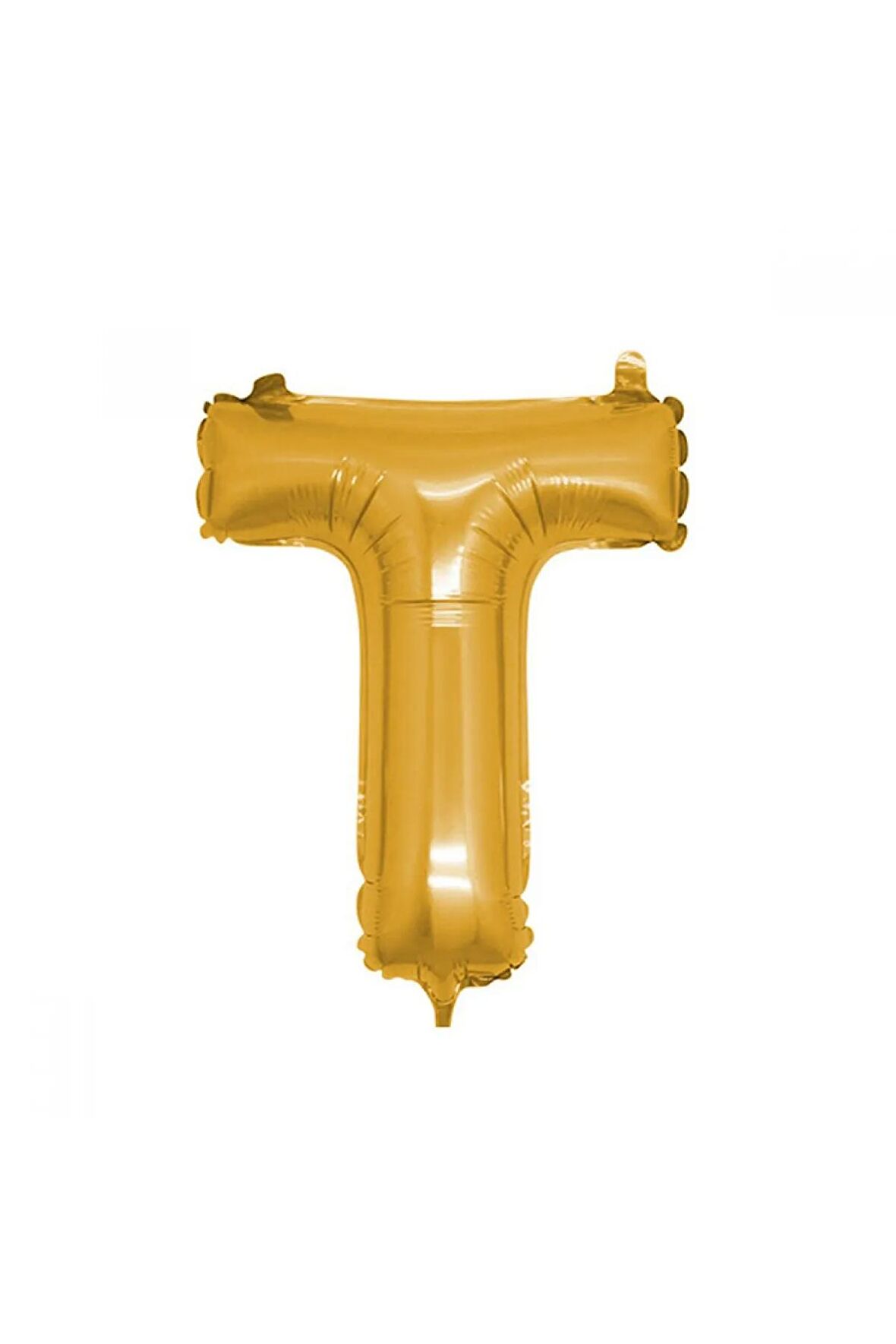 Gold Folyo Balon T Harfi 100 Cm.