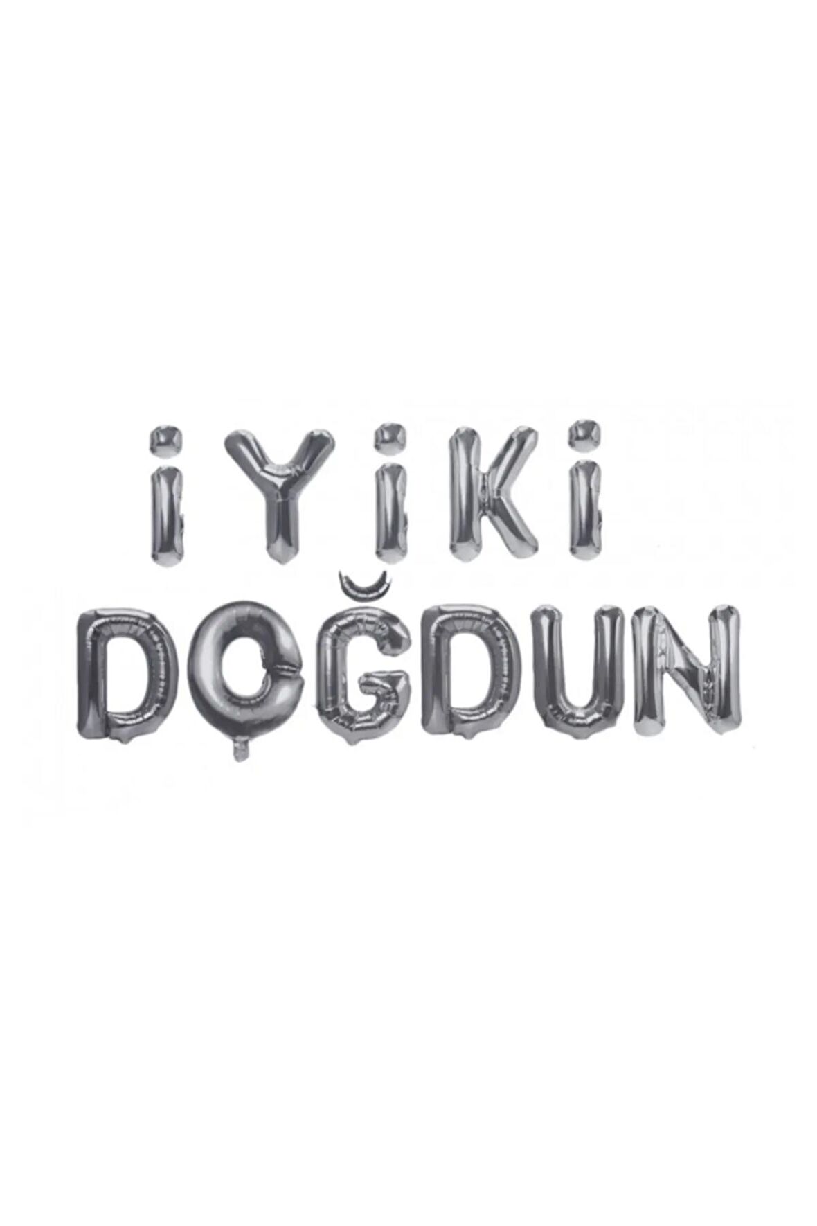 Folyo Balon Set İyiki Doğdun Gümüş 16İNÇ