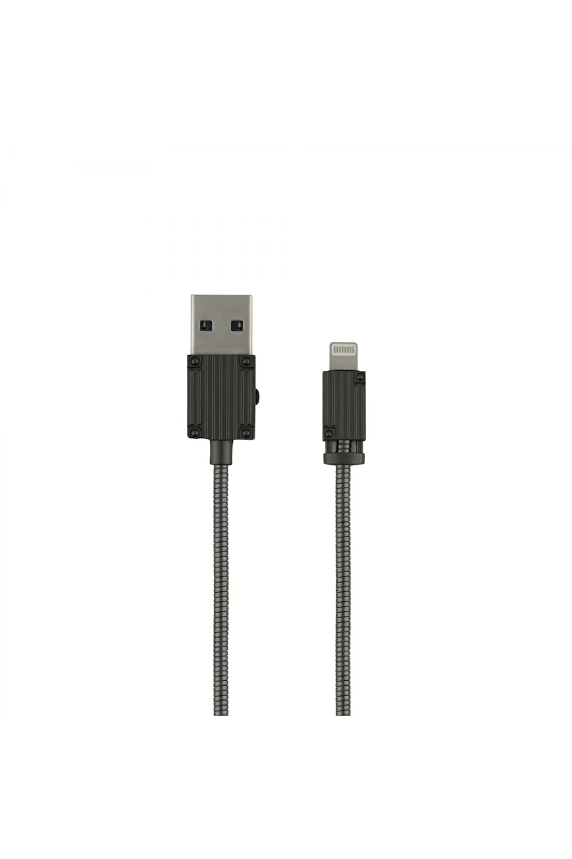 Metal Tel Hasır Örgülü Sarj Kablosu Samsung,xiaomi,huawei Uyumlu(kırılmalara Dayanıklı Metal Tasarım
