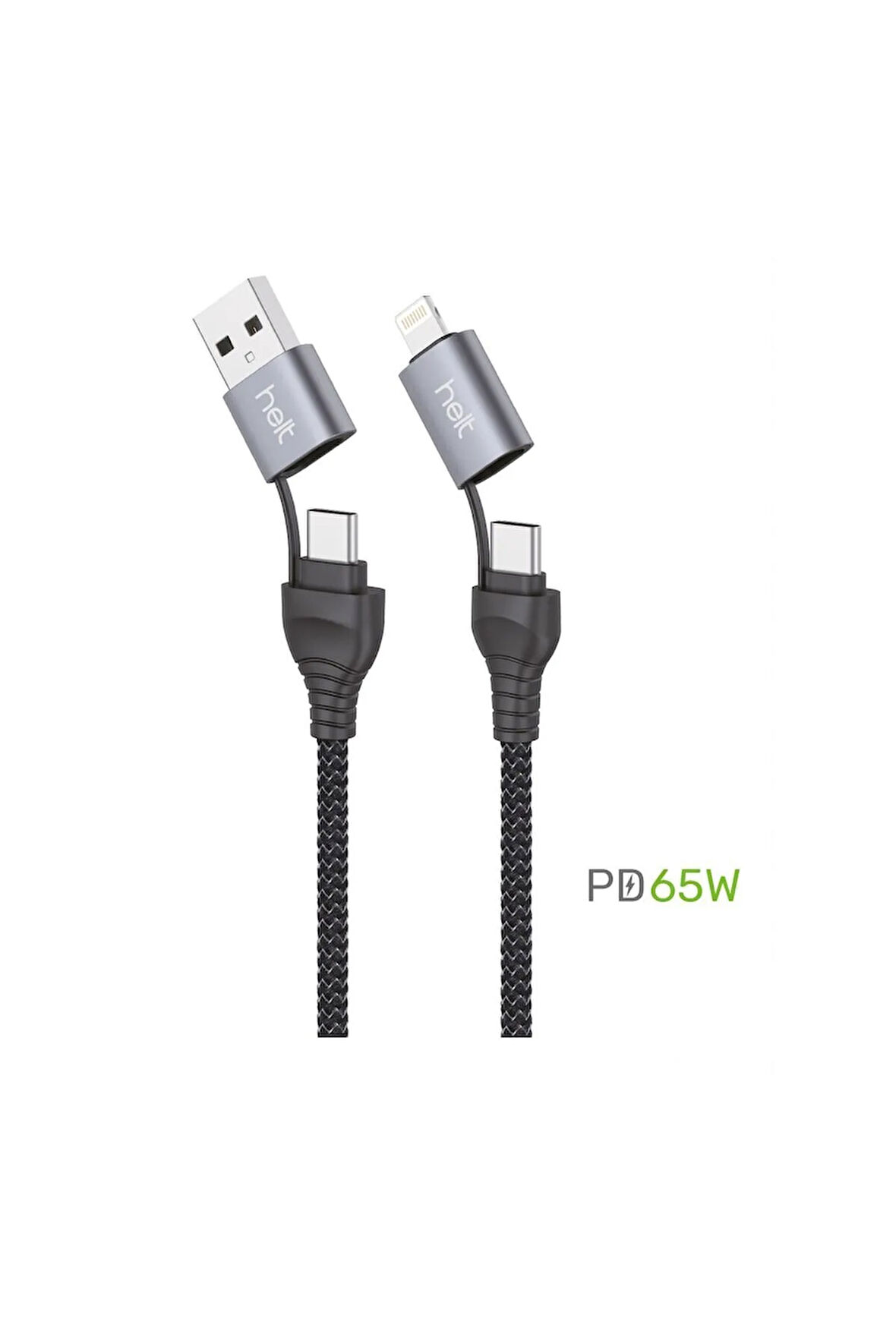 Apple Pd Kablo,pd Lightning Kablo,type C Pd Kablo,usb Pd Kablo(1m+65w Hızlı Şarj+örgülü Tasarım)