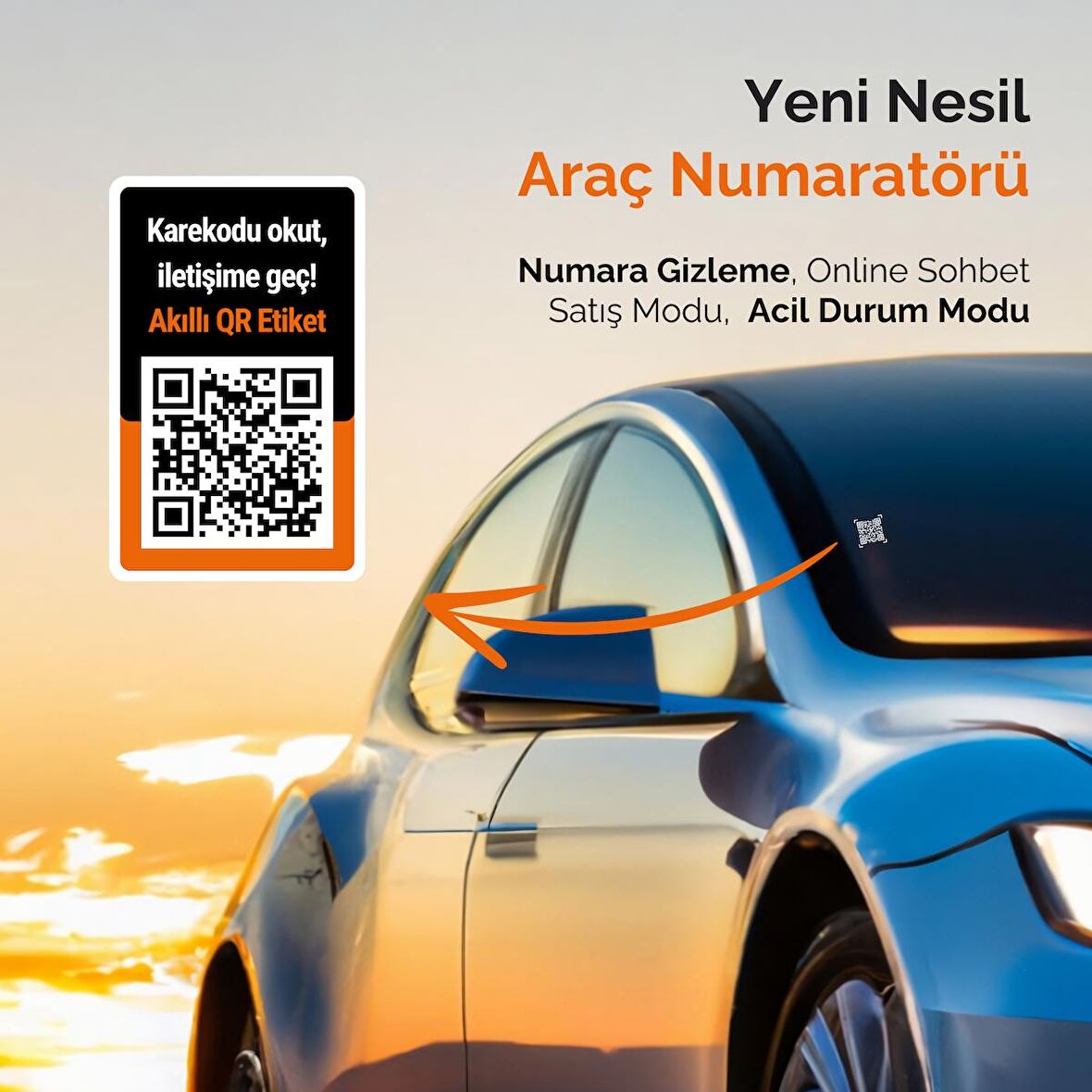 Yeni Nesil Araç Numaratörü, Akıllı Qr Etiket, Park Numaratörü