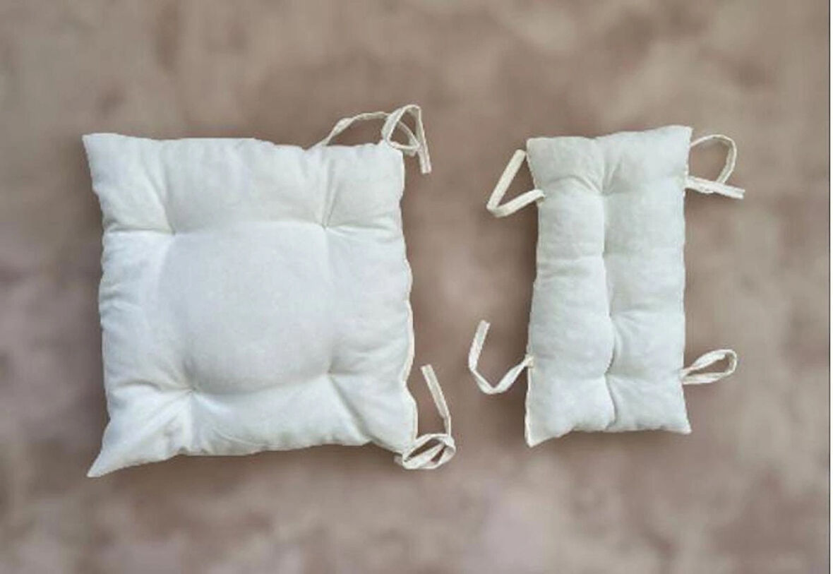 pofidik bağcıklı sandalye minderi