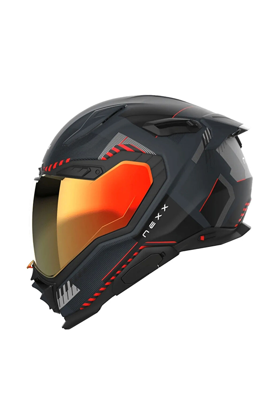 X.wst 3 Fluence Mat Gri- Kask Uyumlu