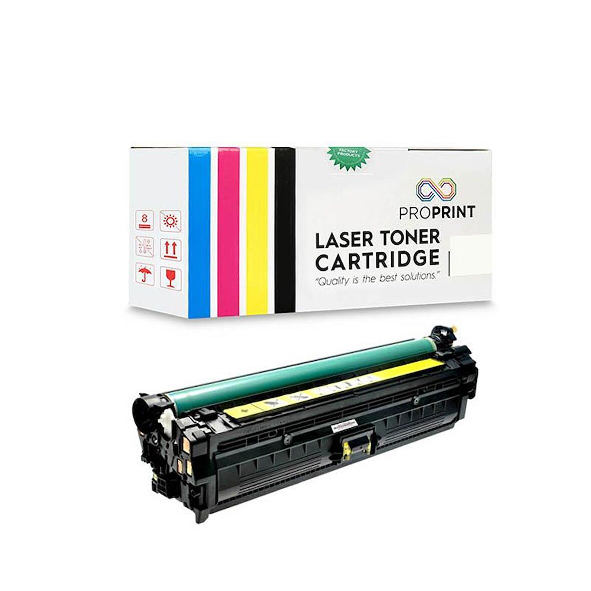 HP 307A-CE742A 6.000 Sayfa Sarı Muadil Toner –HP CP5225xh- CP5225