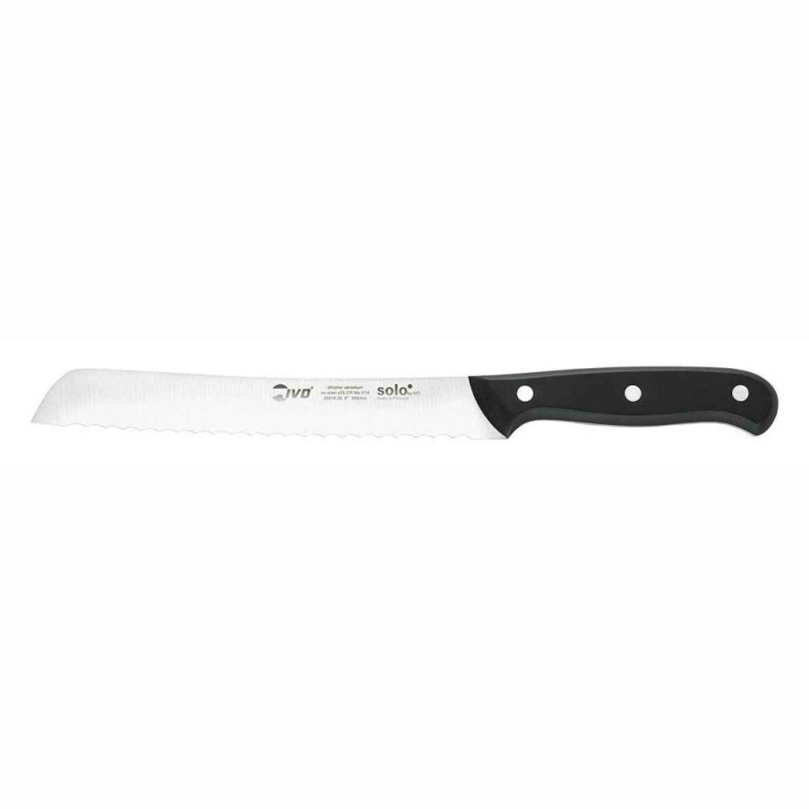 Ivo 26010 Solo 20cm Siyah Ekmek Bıçağı
