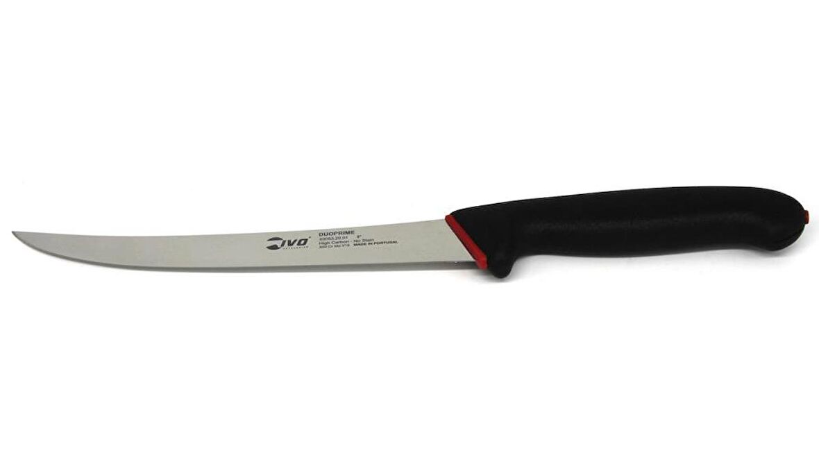 Ivo 93053.20.01 DuoPrime 20cm Kasap Bıçağı Siyah/Kırmızı