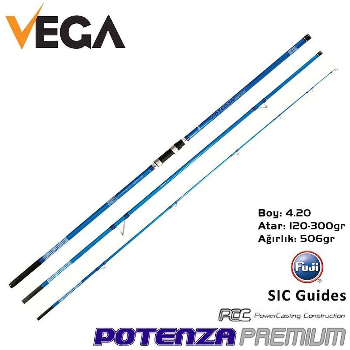 VEGA ''POTENZA PREMIUM'' 4.20m 120-300gr