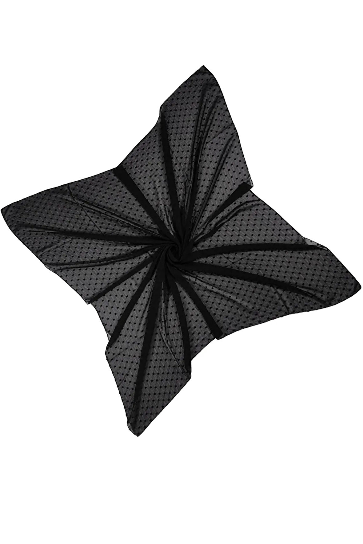 Mısırlı Eşarpları Düz Renk Pıt Pıt Krep Eşarp