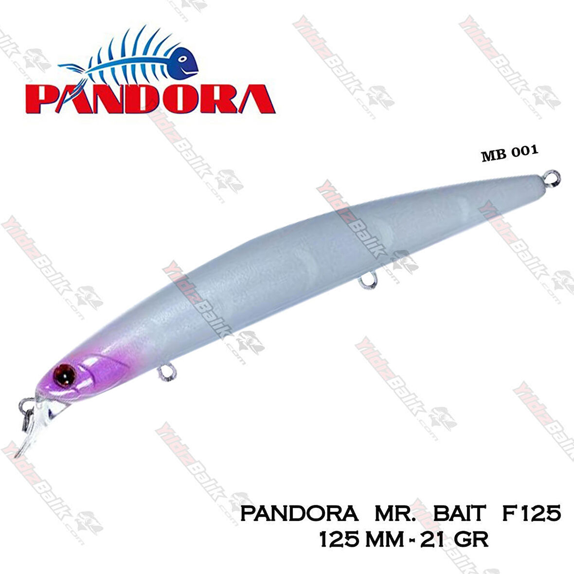 Pandora Mr.Bait F125 125 mm. 21 gr. M001