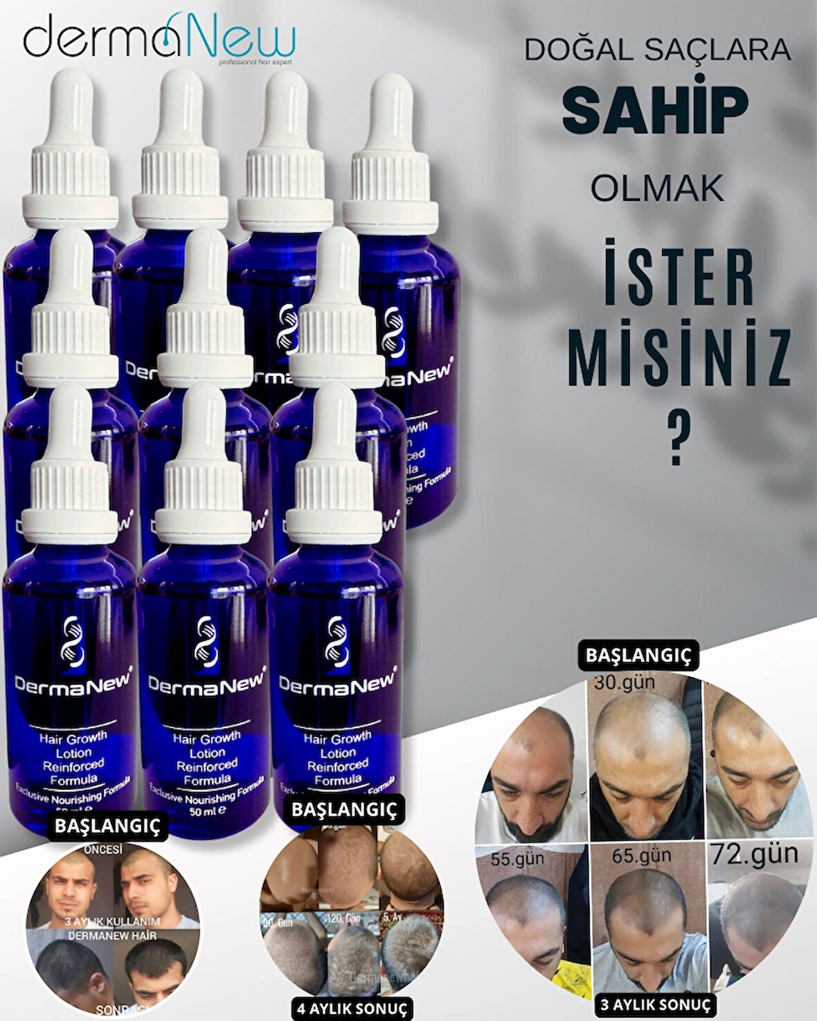 Saç çıkarıcı Serum - saç bakım Yagi - Saç Gürleştirici Serum - Saç Bakım Serumu - 10 Adet