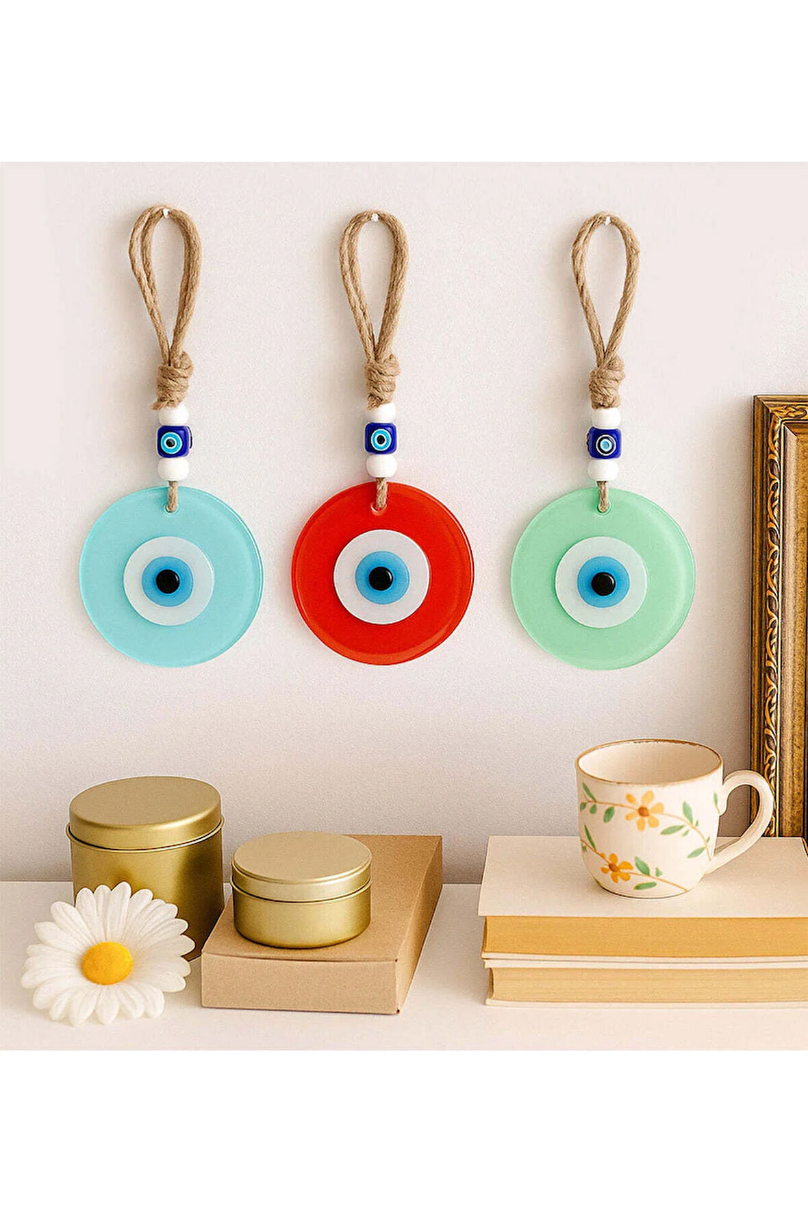 Nazar Boncuklu Duvar Süsü