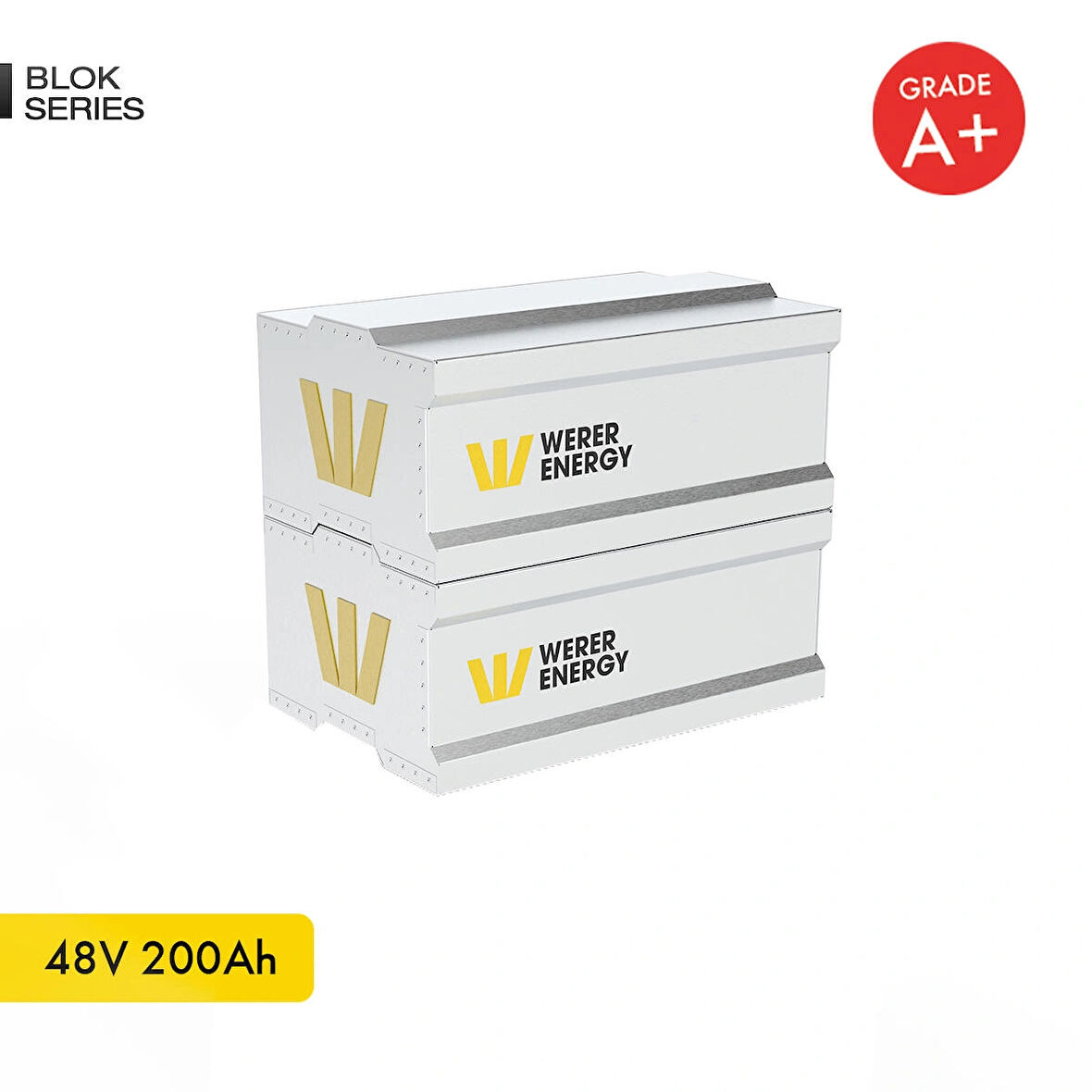 48V 200Ah LiFePO4 BLOK Series Bluetooth'lu Lityum Demir Fosfat Akü 