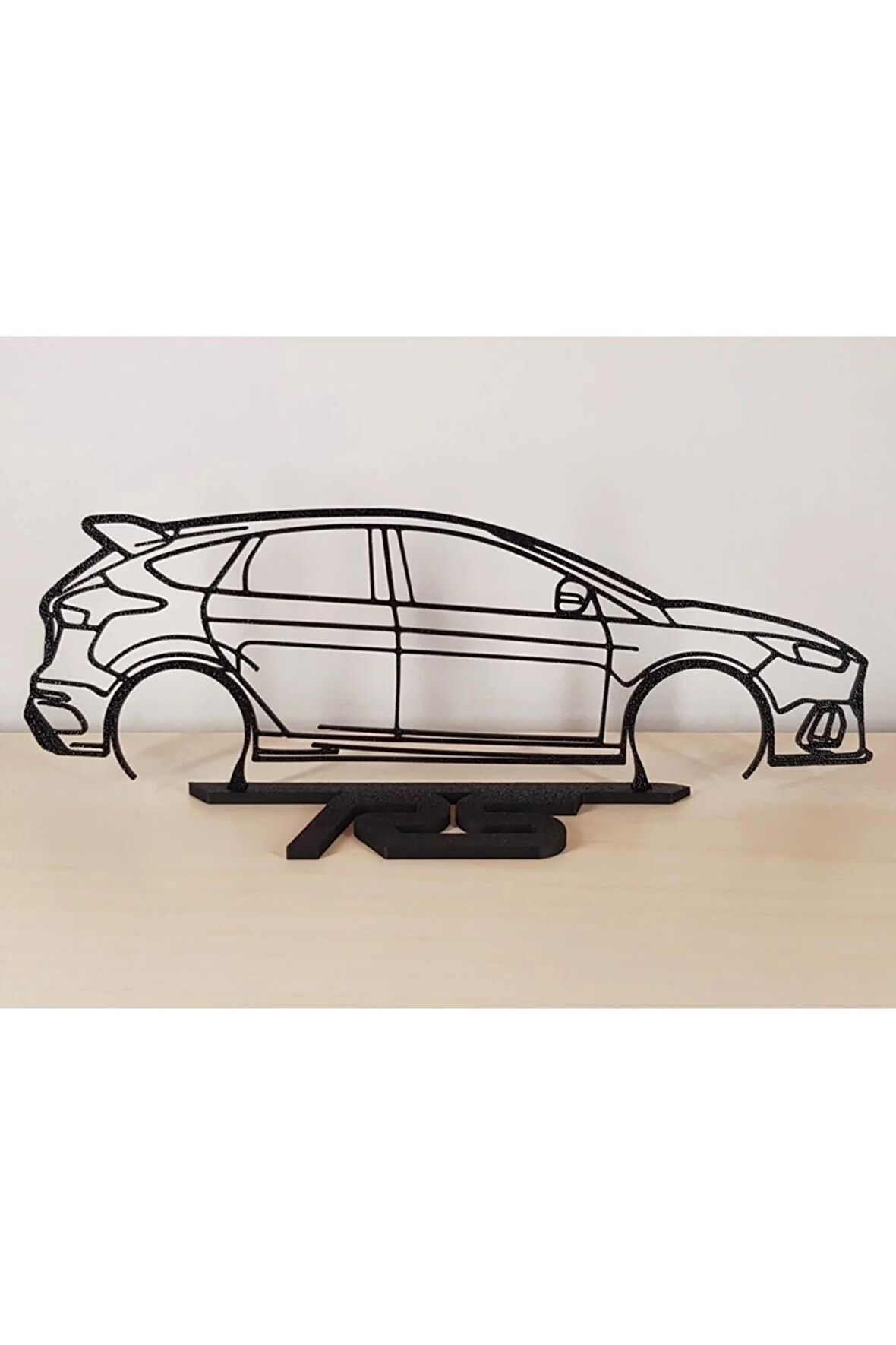 Ford Focus RS 20cm Plastik Masa Süsü Masa Dekorasyonu