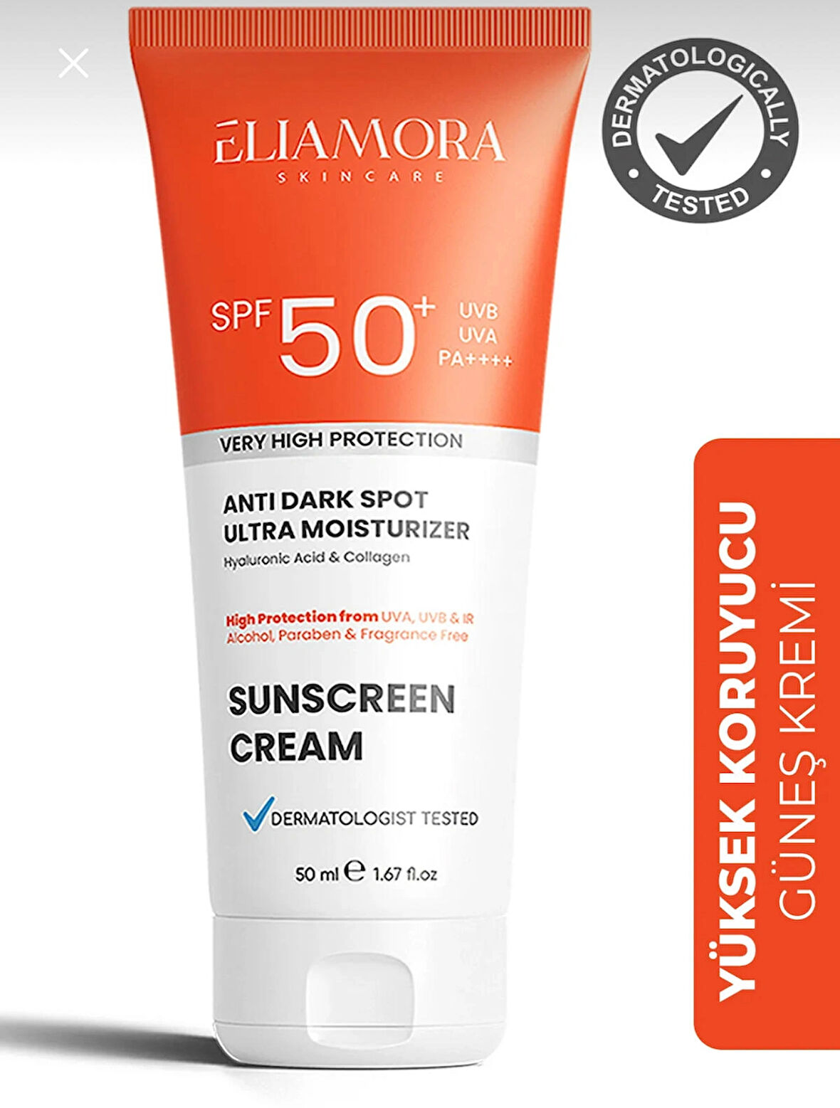 Yoğun Leke Karşıtı +50 Spf Güneş Kremi