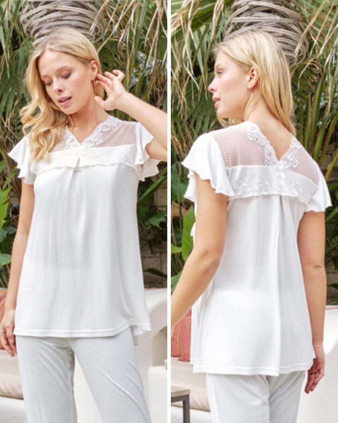Bone Club 5624 Ekru Hamile Lohusa Pijama Tk