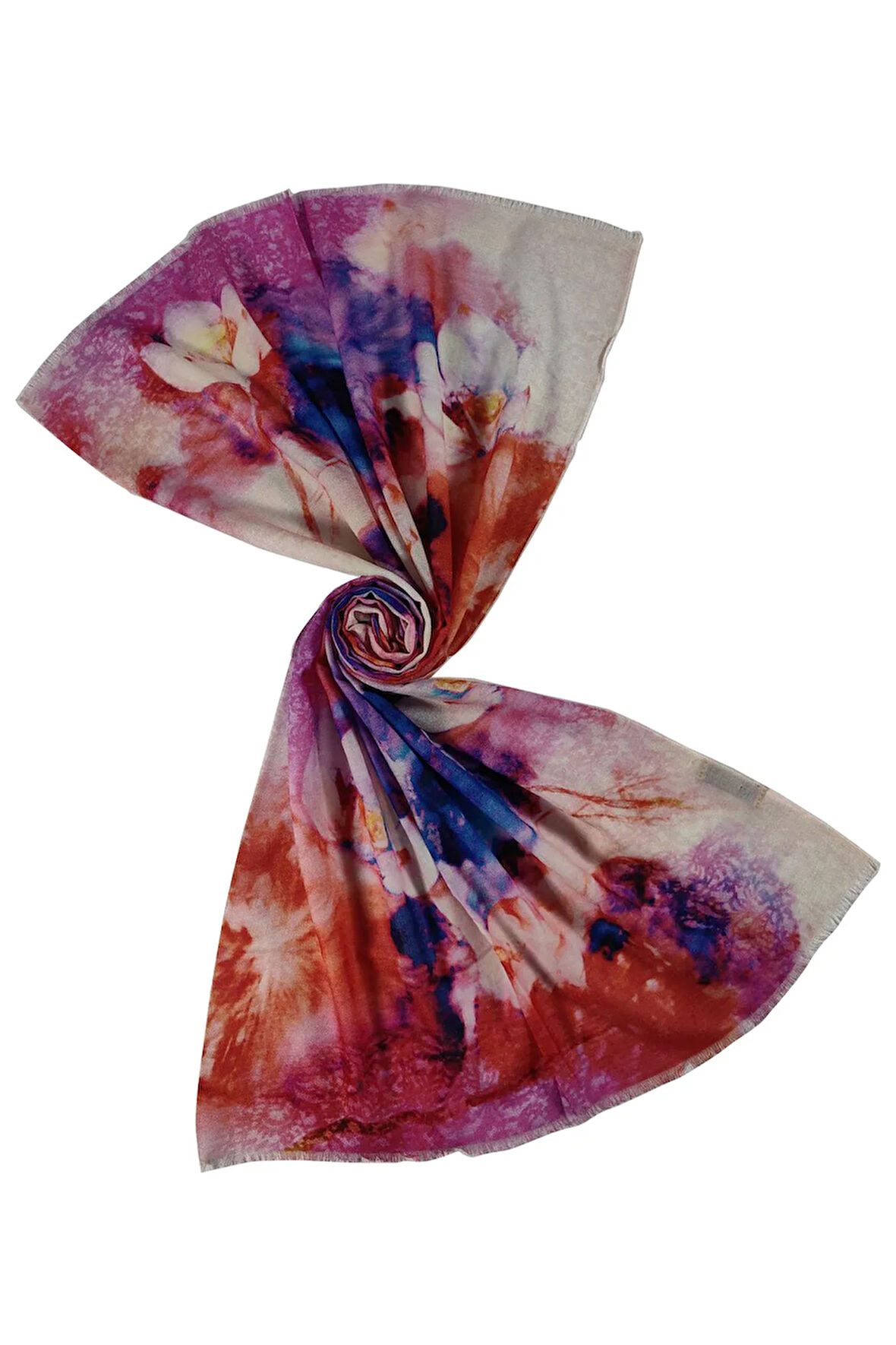 Mısırlı Eşarpları Desenli Yün Şal 75x190