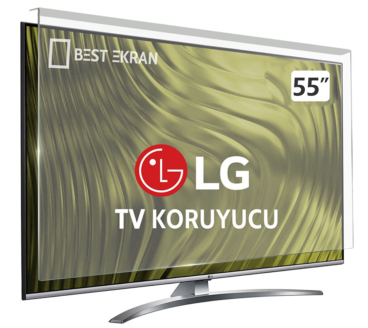 LG 55NANO846QA TV EKRAN KORUYUCU - LG 55" inç 140 Ekran NANOCELL KIRILMAZ KORUYUCU