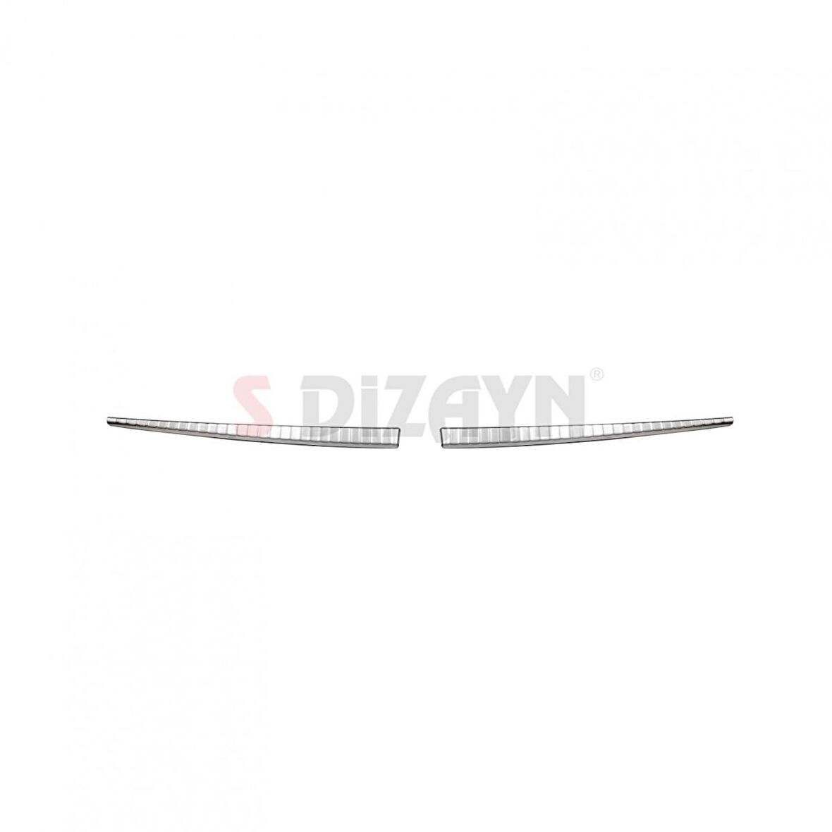 S-Dizayn Dacia Duster Krom Bagaj İç Eşiği 2018 Üzeri 2 Parça