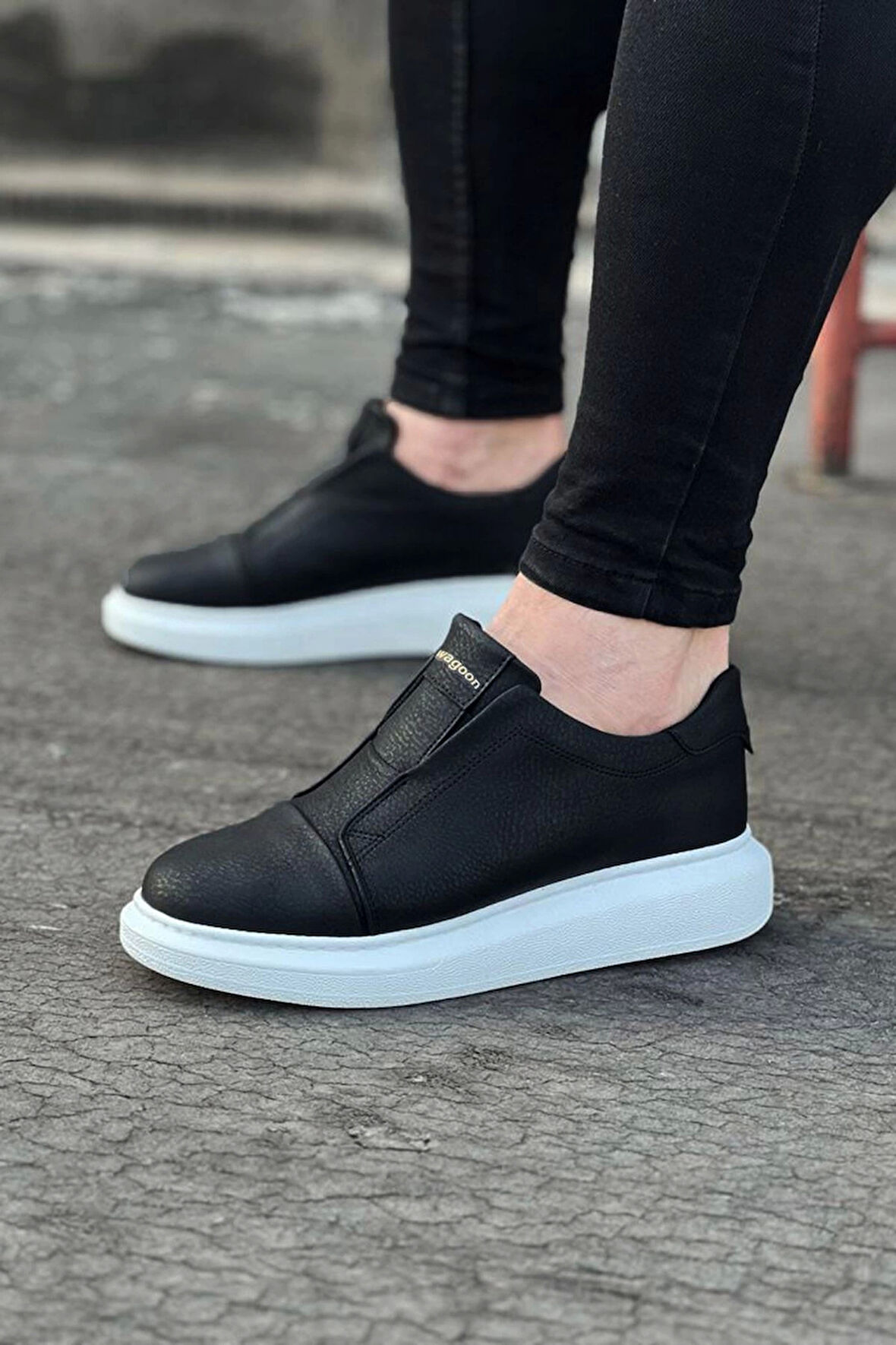 023 Siyah Günlük Casual Erkek Ayakkabı