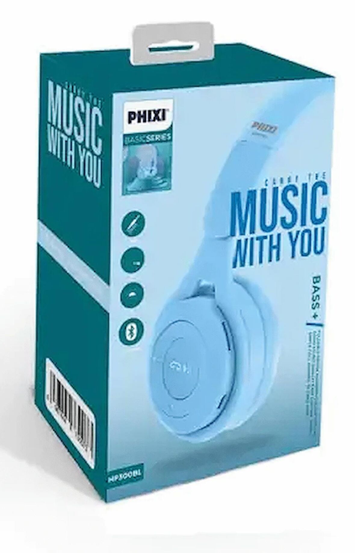 Phixi Basic HP300R Bluetooth Kulaklık Mavi