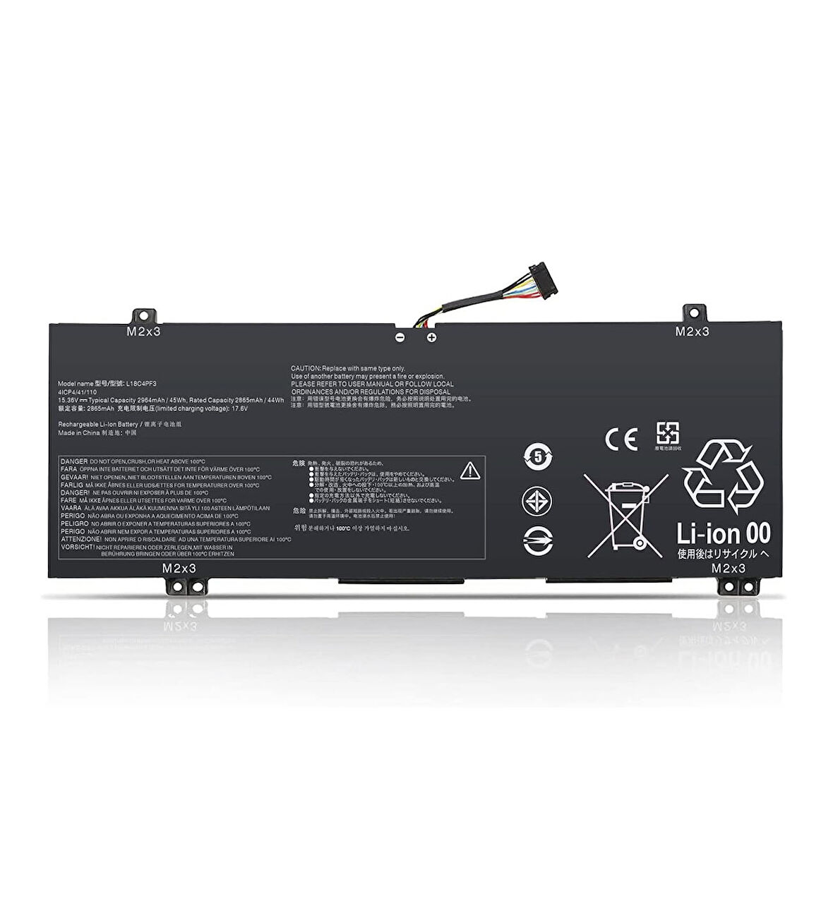 Lenovo L17C4PF0 Notebook Batarya Laptop Pil