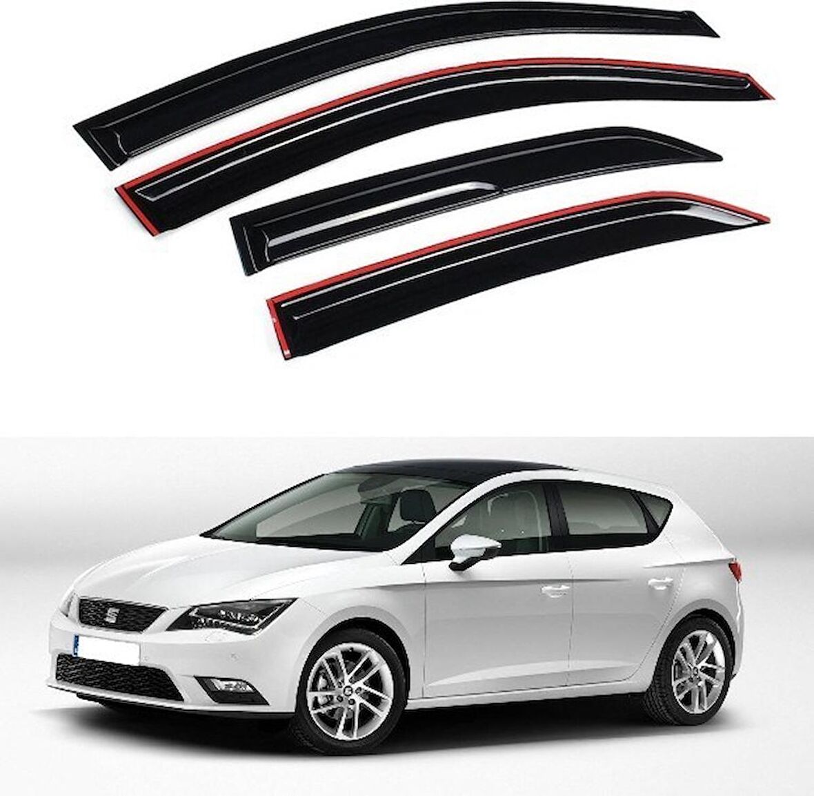 Balp Seat Leon Cam Rüzgarlığı 4lü 2013-2019 Arası