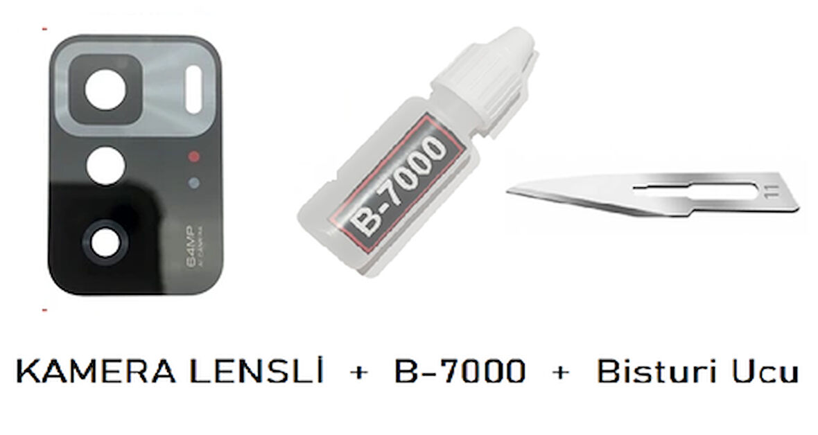 Xiaomi POCO X3 GT Arka Kamera Lensi CAM + B-7000