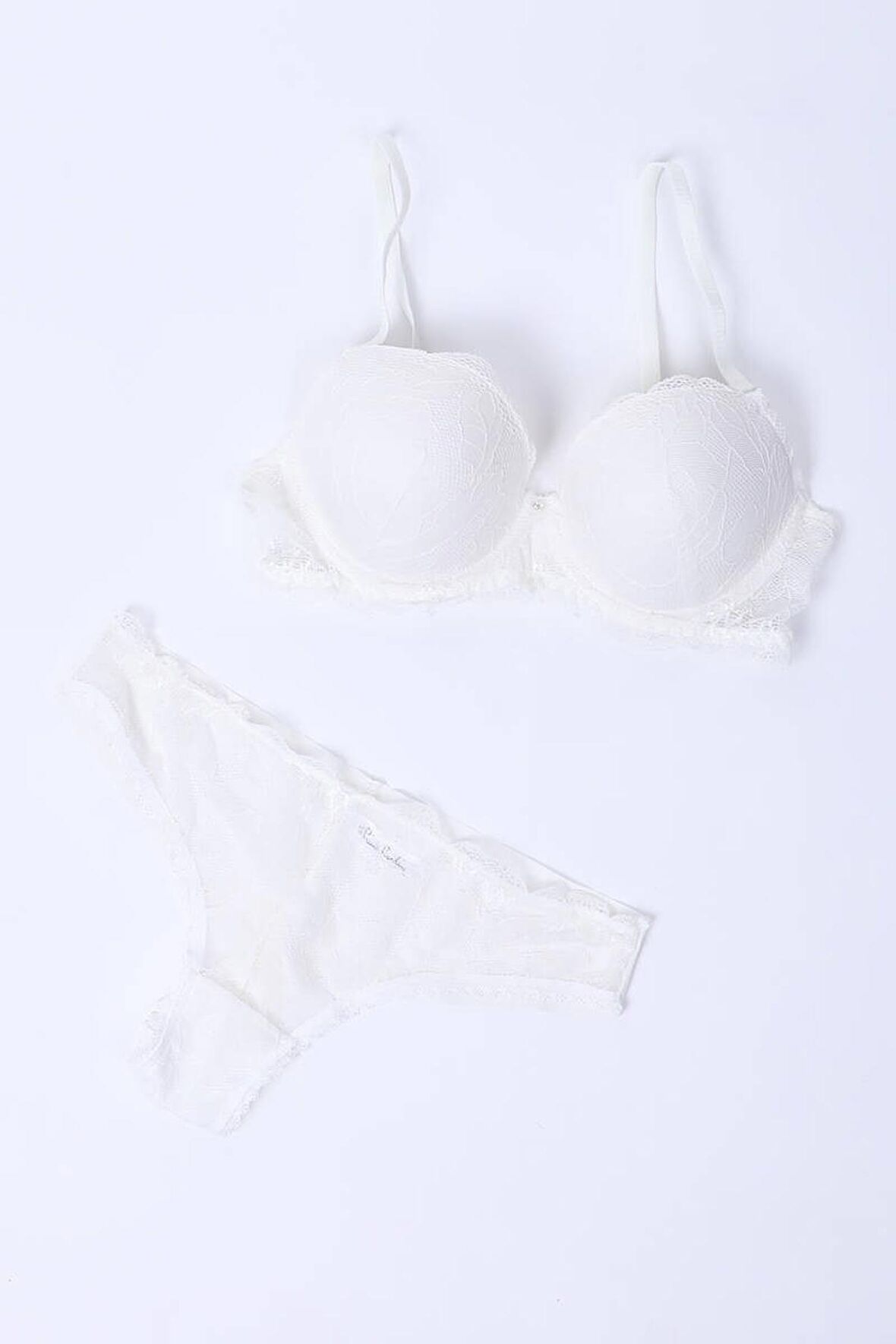 Pierre Cardin Kadın Dantelli Desteksiz Regular Sütyen Takım