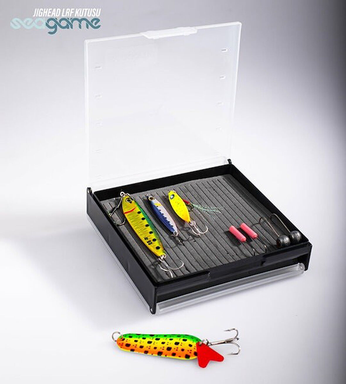 JIGHEAD LRF KUTUSU ÇİFT TARAF EVALI SİYAH