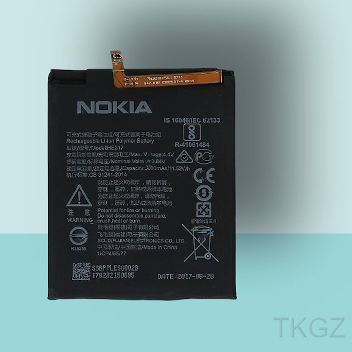 Tkgz - NOKIA  6 Batarya Pil Orijinal Sıfır