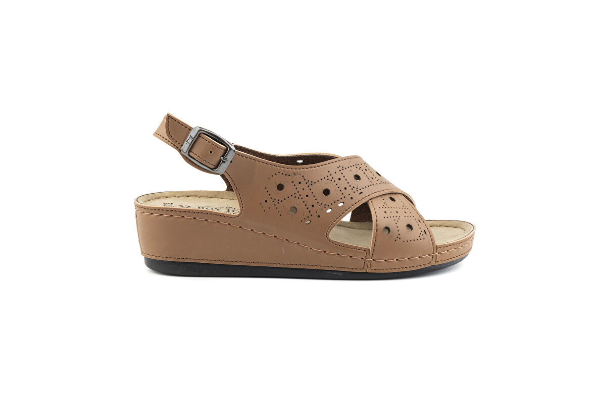 BioStep Daily 1819 – Günlük Ortopedik Vegan Deri  Kadın Sandalet