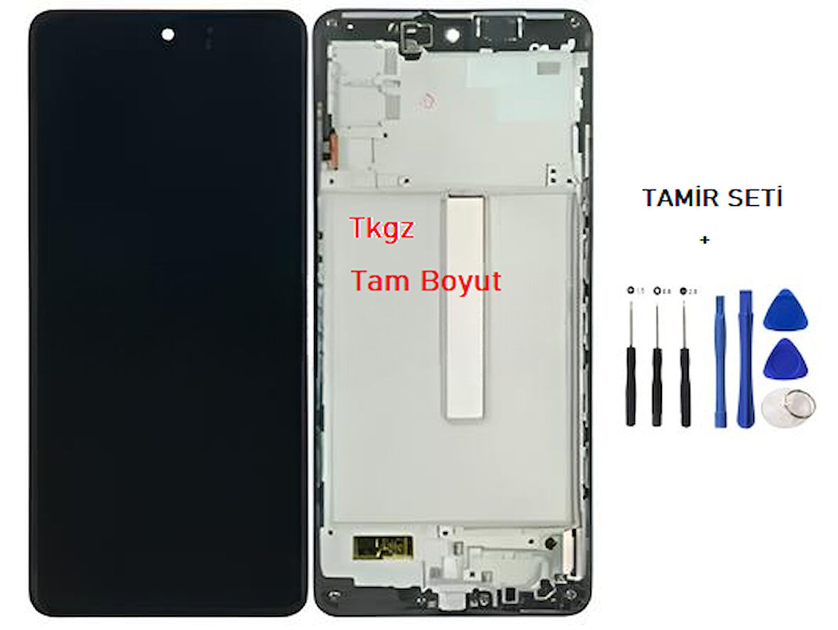 Samsung Galaxy M52 - SM-M526 Uyumlu Lcd Ekran Dokunmatik SERVİS Orijinali ÇITALI + TAMİR SETİ