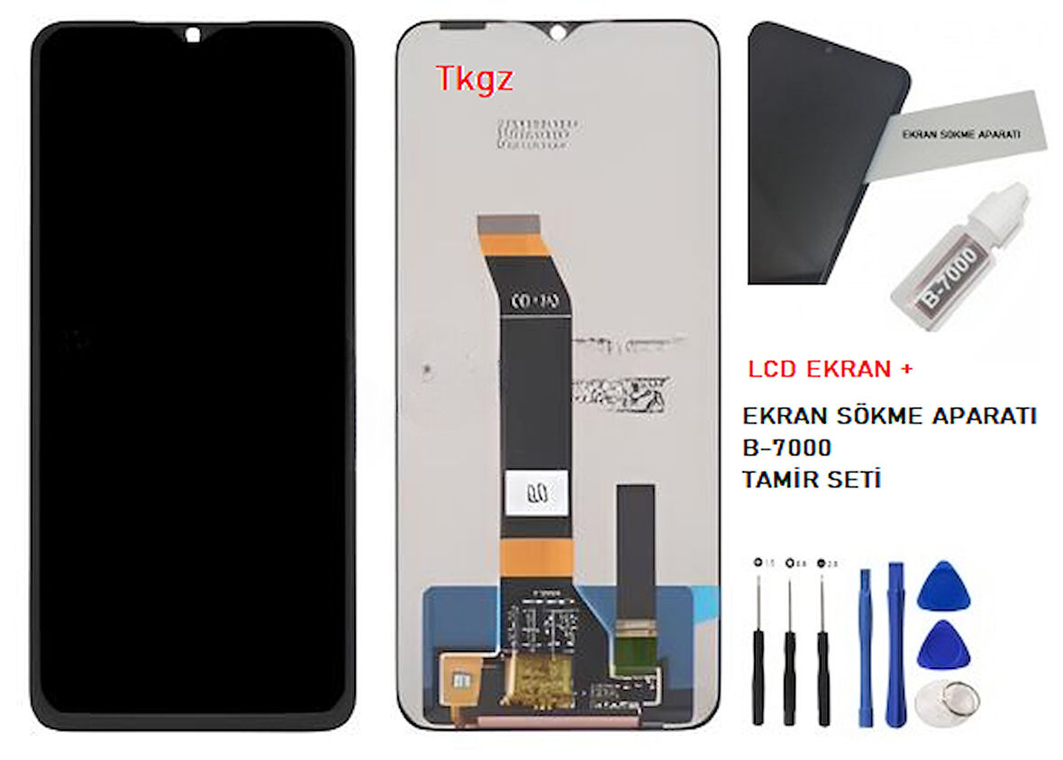 Xiaomi Redmi NOTE 11R Uyumlu Lcd Ekran Dokunmatik SERVİS Orijinali + B-7000 + TAMİR SETİ