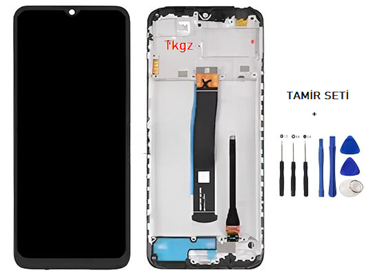 Xiaomi Redmi 10C  Uyumlu Lcd Ekran Dokunmatik SERVİS Orijinali ÇITALI + TAMİR SETİ