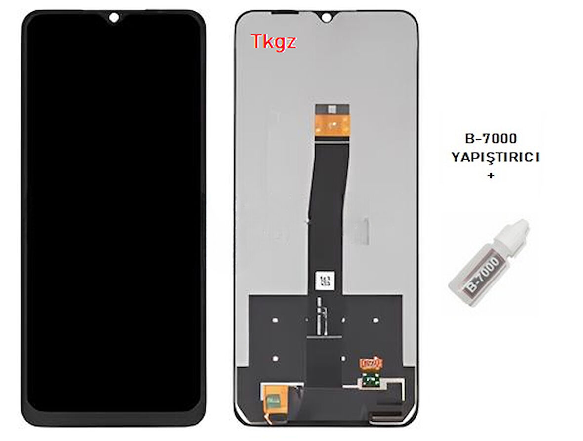 Xiaomi POCO C40 Uyumlu Lcd Ekran Dokunmatik SERVİS Orijinali + B-7000