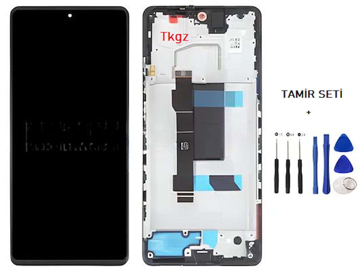 Tkgz - Xiaomi Redmi NOTE 12 PRO -5G- Lcd Ekran Dokunmatik - A TFT- ÇITALI + TAMİR SETİ