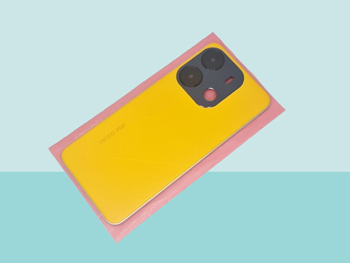 Tecno SPARK GO 2023 Uyumlu FULL KASA Arka Kapak Batarya Kapağı -  SARI