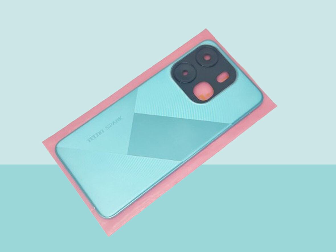 Tecno SPARK GO 2023 Uyumlu FULL KASA Arka Kapak Batarya Kapağı -  MAVİ