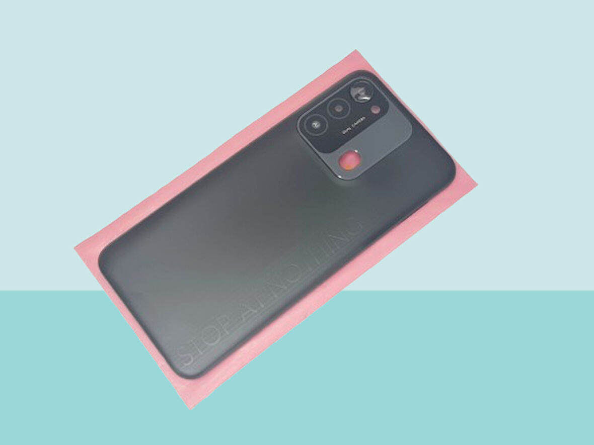 Tecno SPARK 8C Uyumlu FULL KASA Arka Kapak Batarya Kapağı -  SİYAH